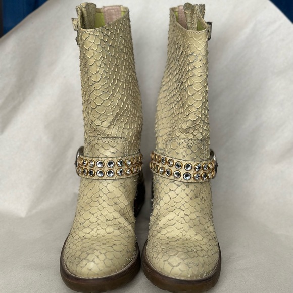 BALDAN boots size 6 Python Skin 100% - Picture 5 of 6